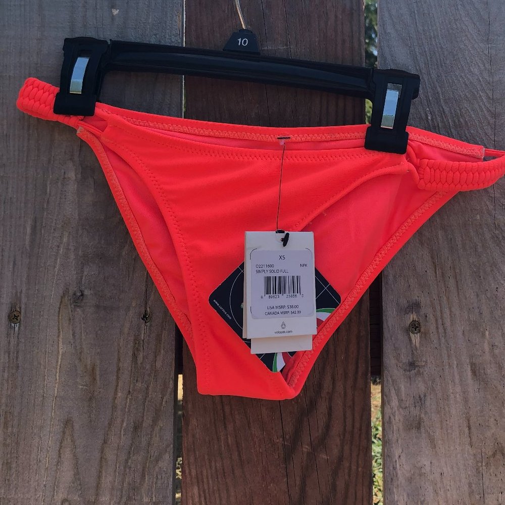 Volcom 'Simply Solid Full' Bikini Bottom Swimwear… - image 1